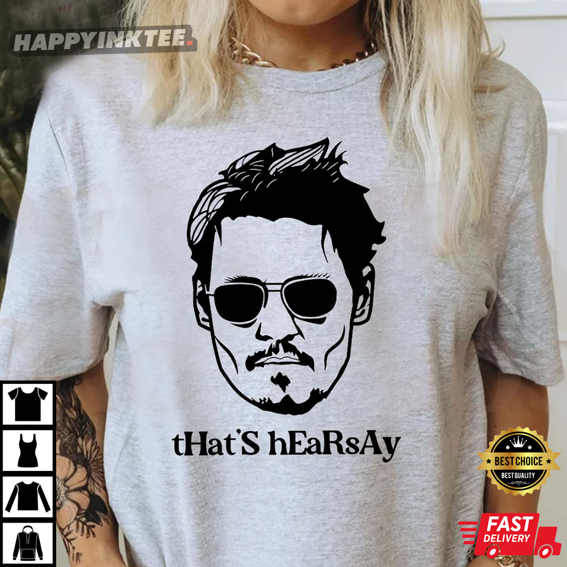 That’s Hearsay Johnny Depp Best T-shirt