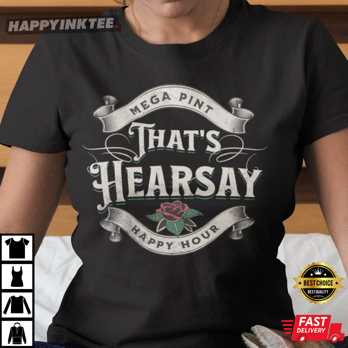 That’s Hearsay Mega Pint Justice For Johnny Depp T-shirt