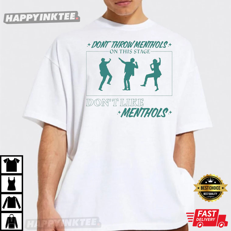 The 1975 Matty Healy Don’t Like Menthols Tour Merch T-shirt