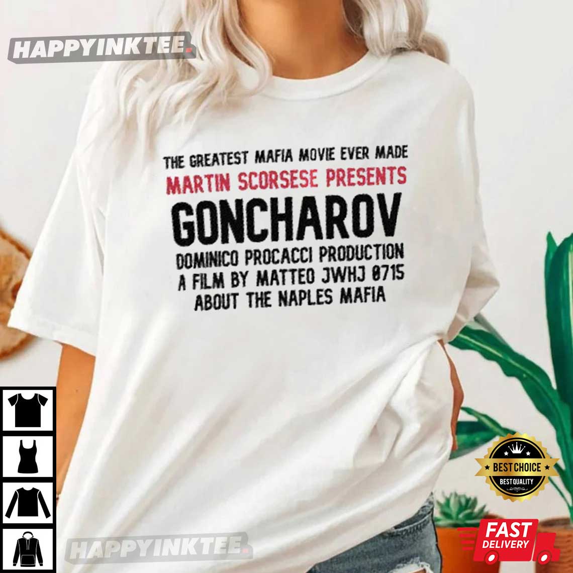 The Greatest Mafia Movie ‘goncharov’ Reappears Martin Scorsese T-shirt