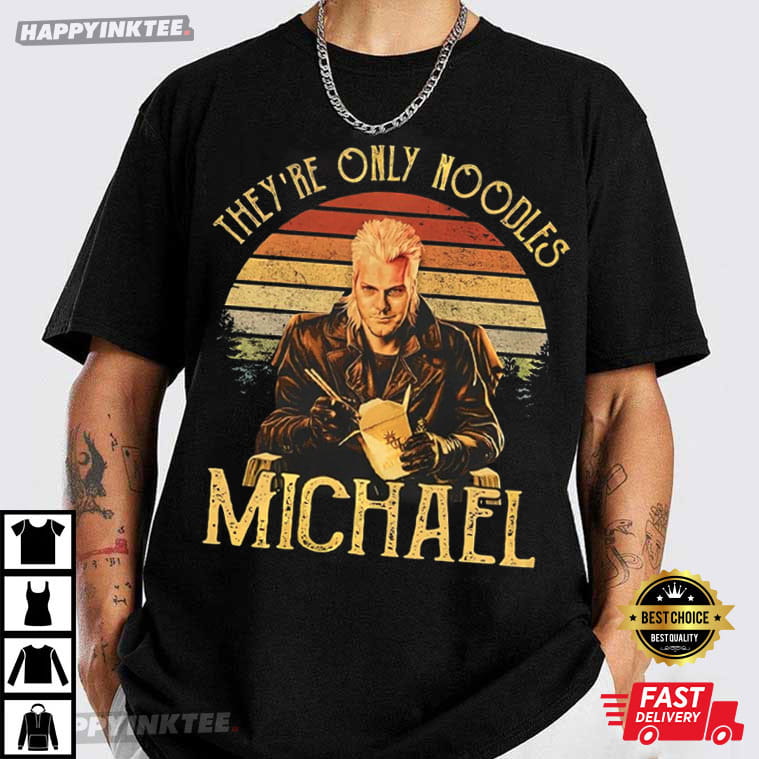 The Lost Boys They’re Only Noodles Michael Horror Film T-shirt