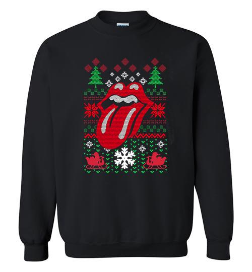 The Rolling Stones Ugly Christmas Crewneck Sweatshirt