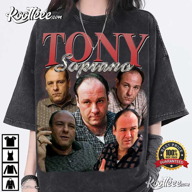 Tony Soprano Vintage Washed Actor Retro 90’s T-shirt