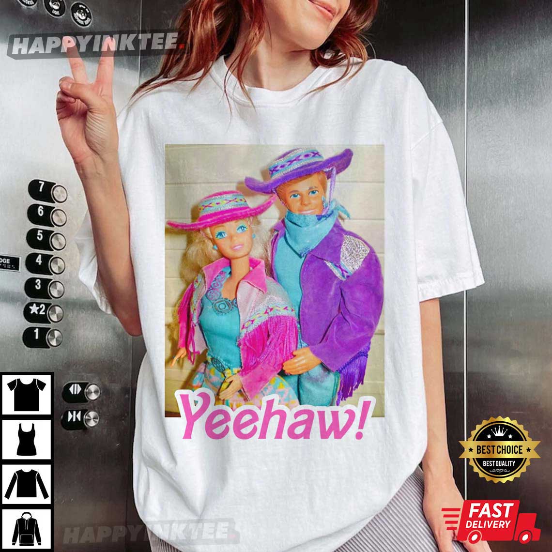 Toy Cowboy ‘yeehaw!’ Nostalgic Comfort Colors T-shirt