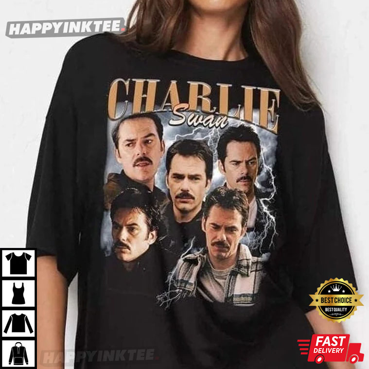 Twilight Saga Charlie Swan Vintage 90’s Best T-shirt