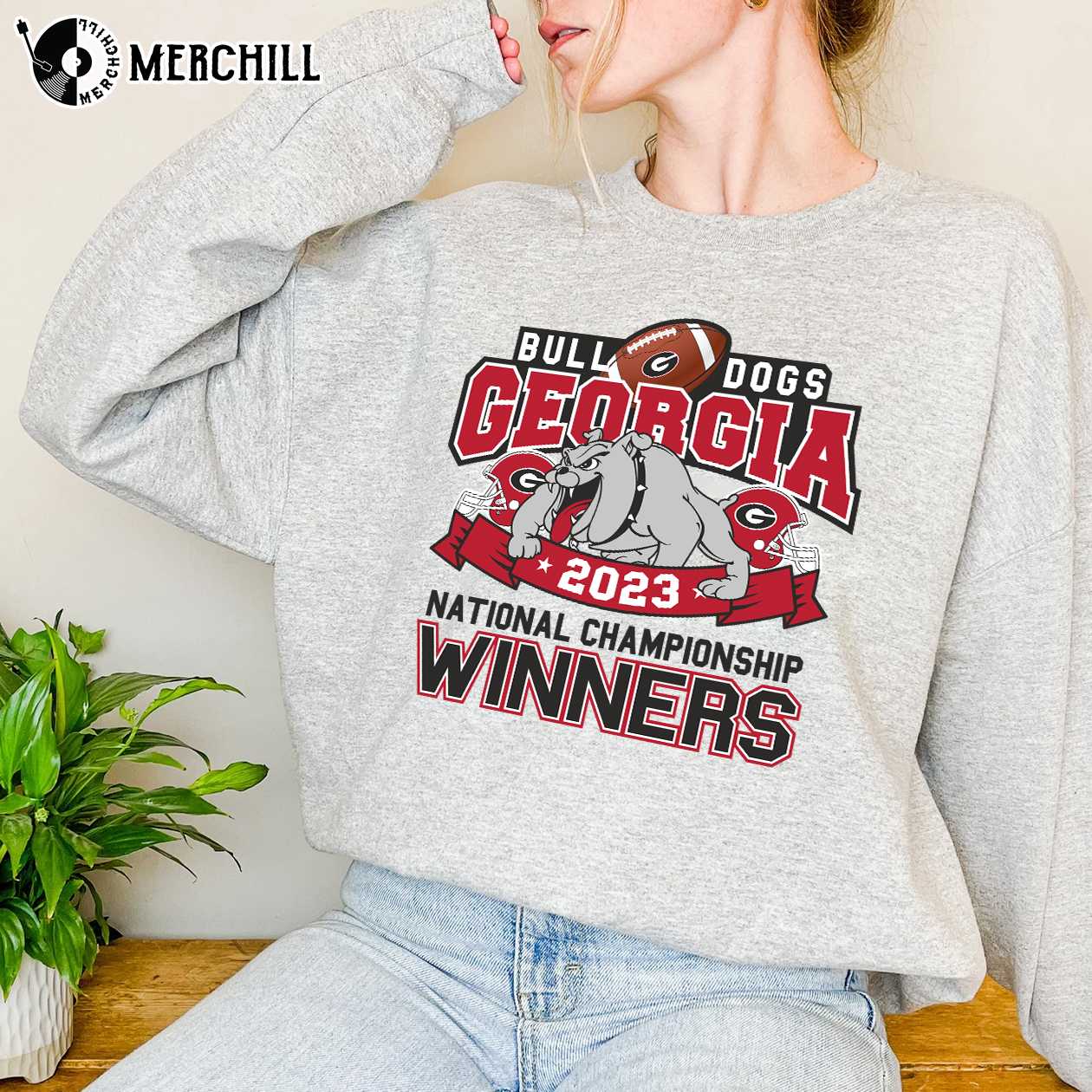 Uga 2023 National Championship Shirt Winners Georgia Bulldogs Women’s Apparel