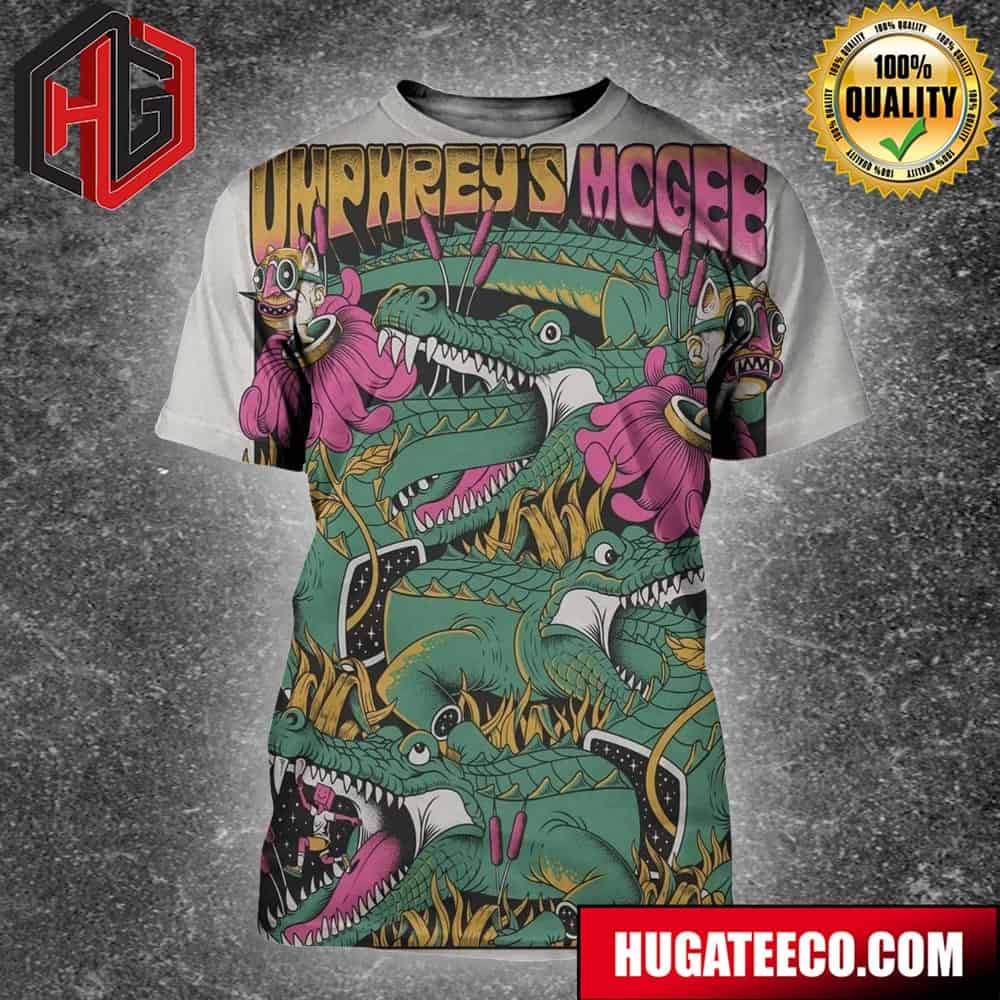 Umphrey’s Mcgee May 16 2024 Jj’s Live At Fayetteville Ar 17 May 2024 Grinders Kc Kansas City Mo All Over Print Shirt