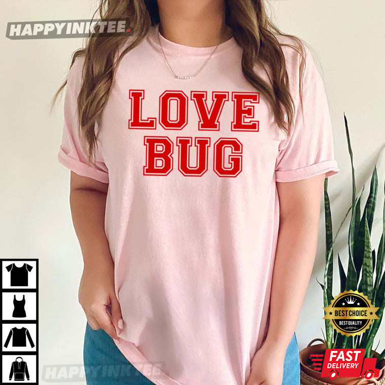 Valentine’s Day Love Bug Child Cute Gift For Girls T-shirt