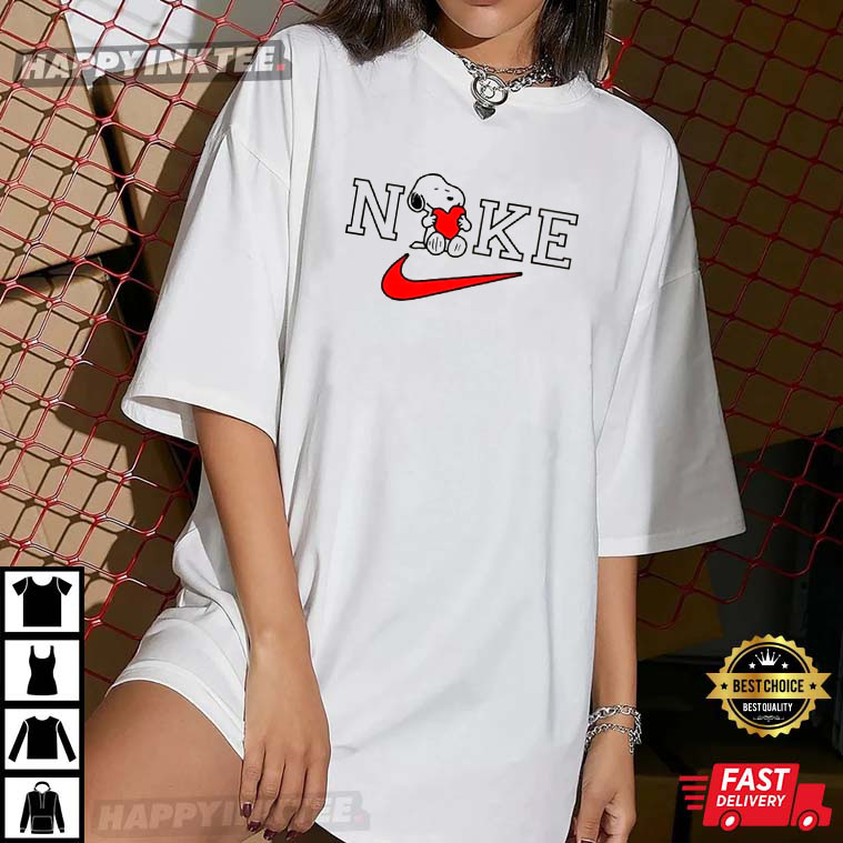 Valentine’s Day Snoopy Love Heart, Couple Love T-shirt