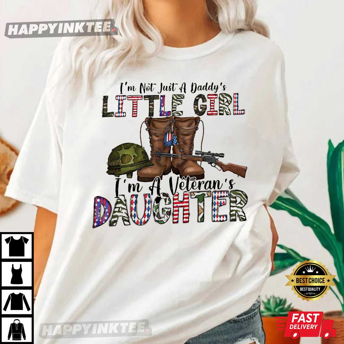 Veteran’s Daughter, I’m A Veteran’s Daughter T-shirt