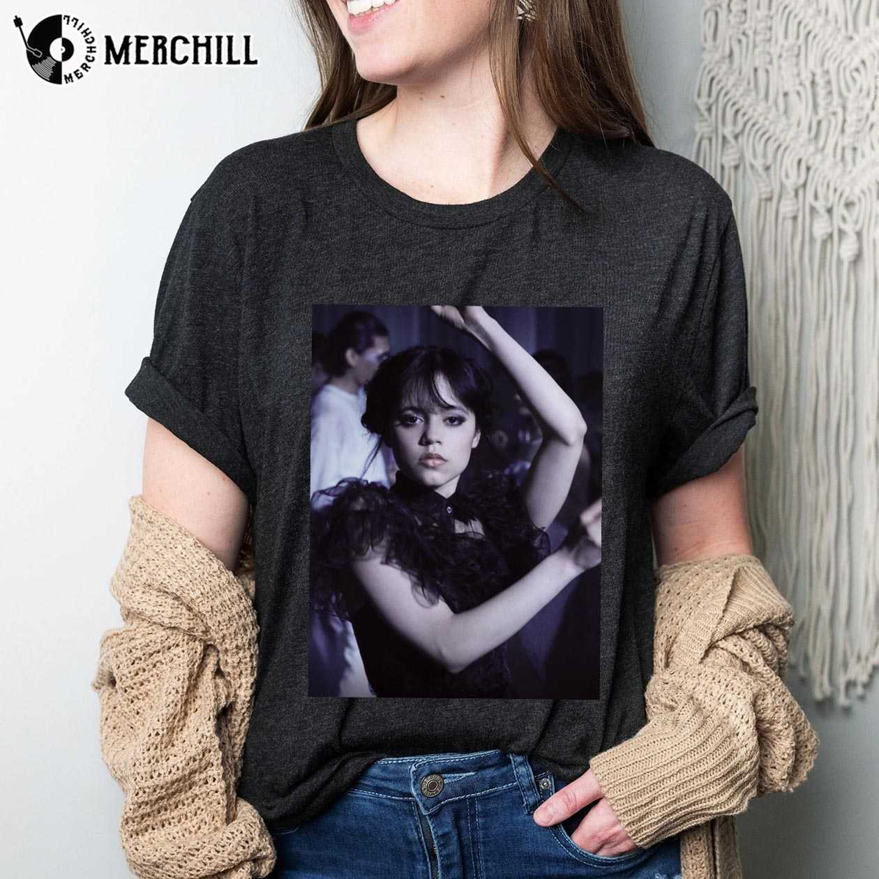 Wednesday Dance Scene Shirt Rave’n Dance Horror Gifts For Her