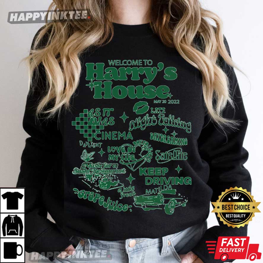 Welcome To Harry’s House Track List New Album T-shirt