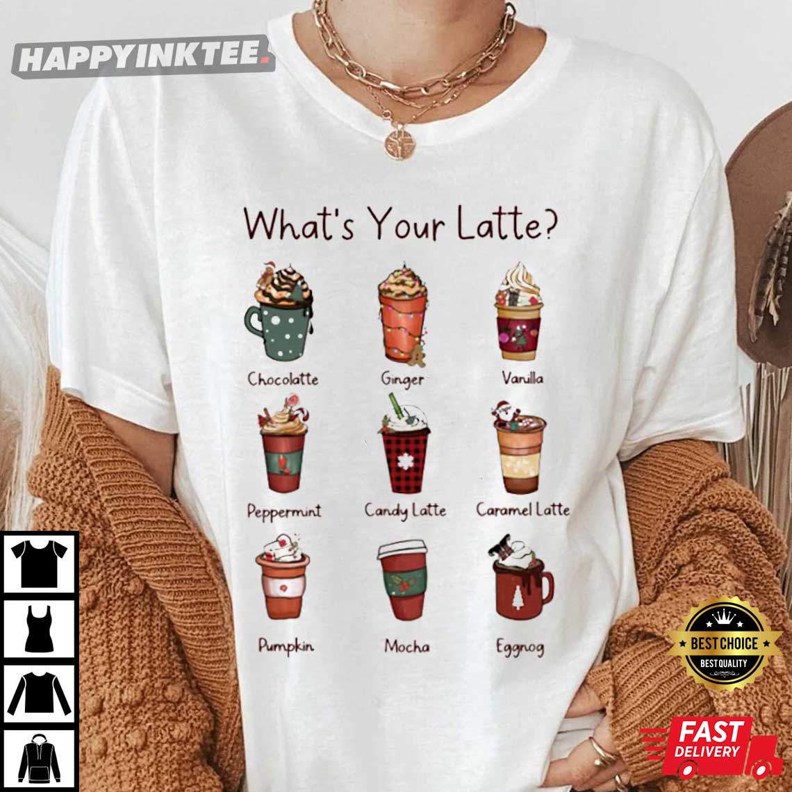 What’s Your Latte Coffee Lover T-shirt