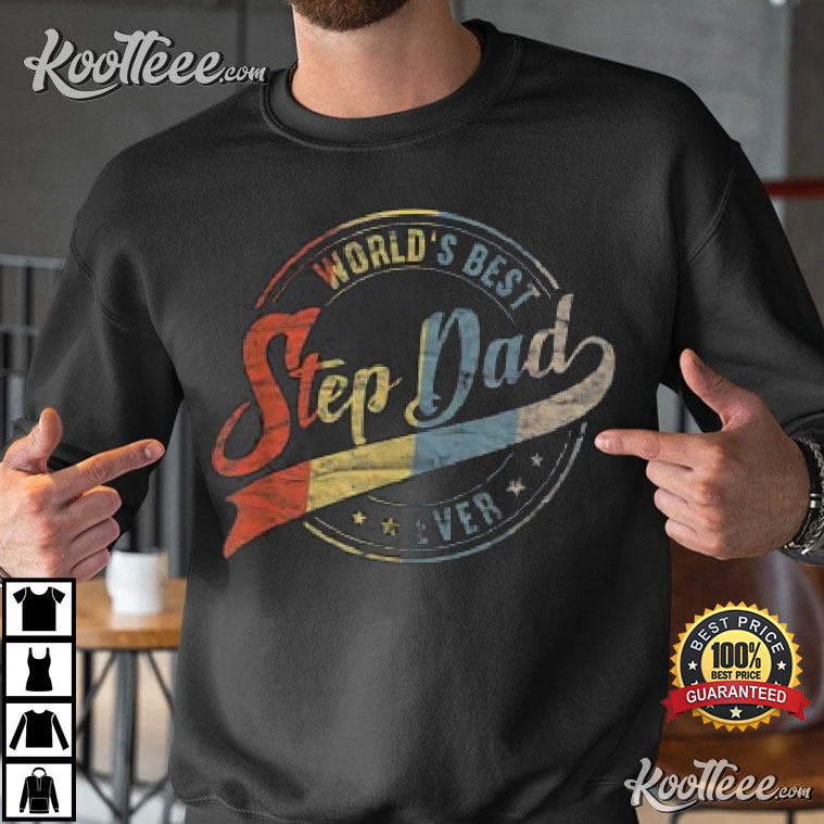 World’s Best Step Dad Ever Vintage T-shirt