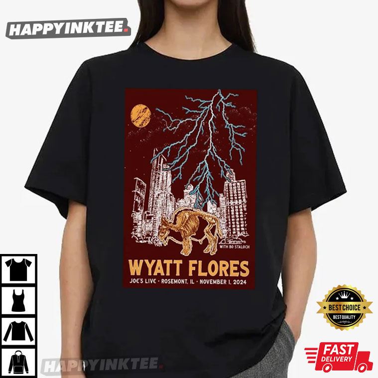 Wyatt Flores Joe’s Live Rosemont Il 2024 Poster T-shirt
