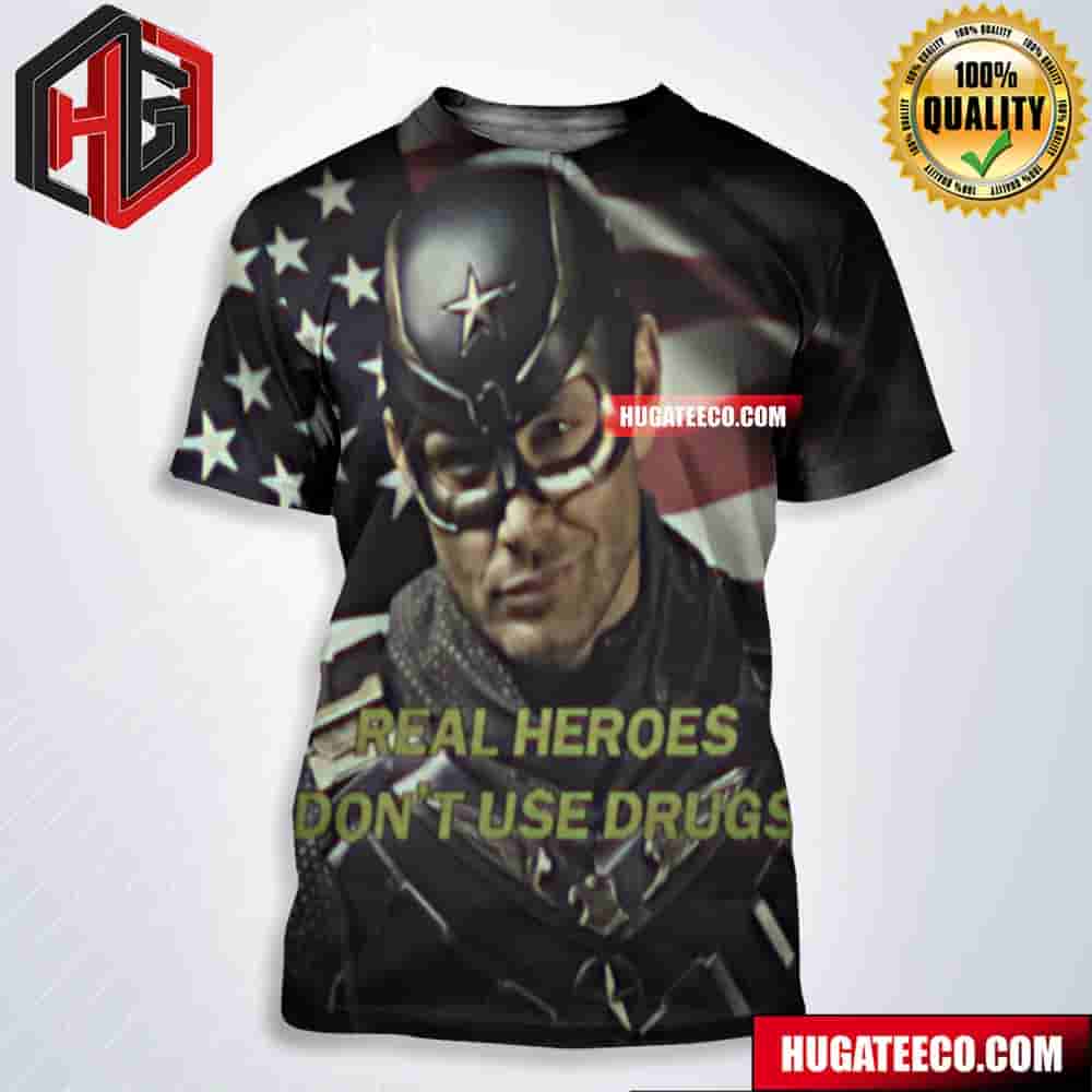 Ya Know Who Loves The Fourth Of July In The Boys Soldier Boy Real Heroes Don’t Use Drugs All Over Print Shirt