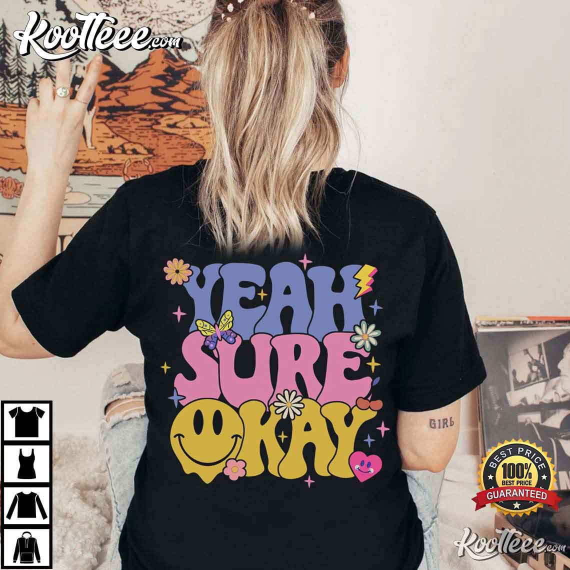 Yeah Sure Okay Women’s Trendy Country Music T-shirt