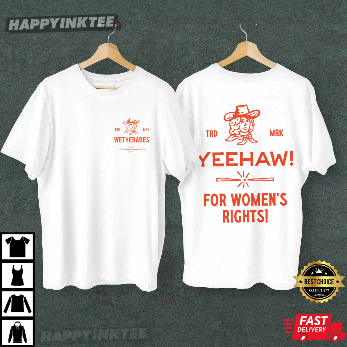 Yeehaw For Women’s Rights Feminist T-shirt