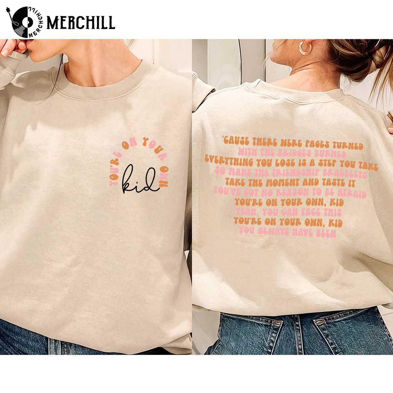 You’re On Your Own Kid Lyrics Taylor Swift Midnights Sweatshirt