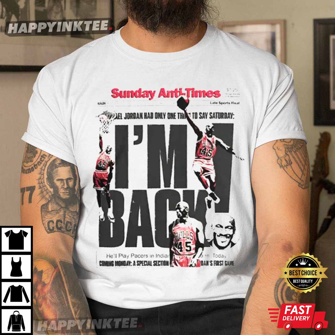 Zion Williamson Michael Jordan Sunday Anti-times I’m Back T-shirt